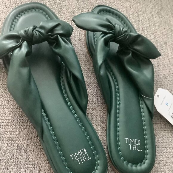 Sandals Womens Size 9 Green True to Size - Picture 3 of 4